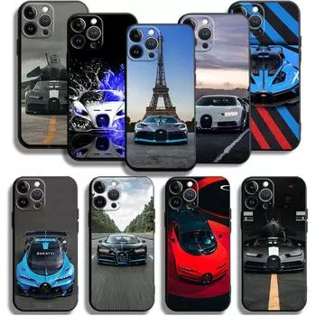 Применимо к чехлу для мобильного телефона iPhone15, новый чехол для мобильного телефона для автомобиля, пейзаж, пара, спортивный автомобиль iPhone13