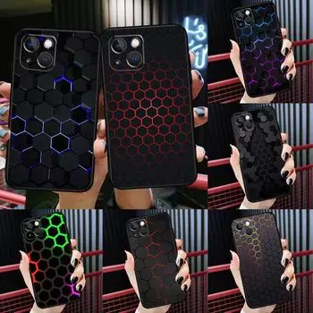 Применимо к iPhone16 Чехол для мобильного телефона Новый сотовый ромб Чехол для мобильного телефона iPhone13