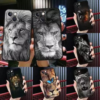 Применимо к iPhone16 Чехол для мобильного телефона Новый чехол для мобильного телефона с изображением животного льва тигра волка iPhone13