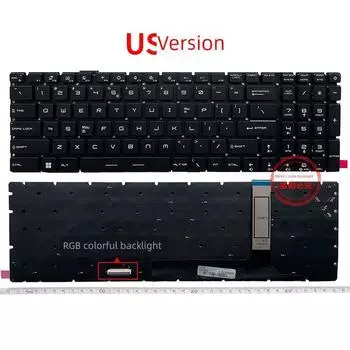 Применимо к MSI Attack Ge76 Charging Tank 2 Pro Gp76 Samurai Gs76 Phantom 15 Swordsman Blade Клавиатура [New] (RGB colorful backlight)