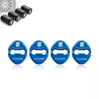 Применимые аксессуары Alphard Дверной упор Alphard Эксклюзивный дизайн автомобиля Alphard 30 серии 40 Индивидуальная крышка дверного замка салона из высококачественного материала синий