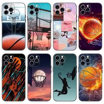 Применимый чехол для мобильного телефона iPhone16, новый чехол для мобильного телефона Basketball Slam Dunk, чехол для телефона Basketball iPhone13