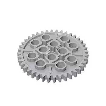 Применимый строительный блок 3649 Технология строительных блоков Аксессуары оптом 4285634 Светло-серый 34432 40 зубчатая передача 1 piece (about 3.37g)