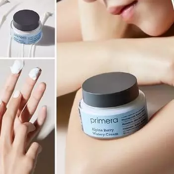 Primera Alpine Berry Watery Cream 50 мл / 100-часовой увлажняющий крем 50ml