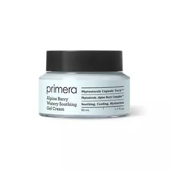 PRIMERA Alpine Berry Watery Soothing Gel Cream 50ml - успокаивающий успокаивающий крем-гель