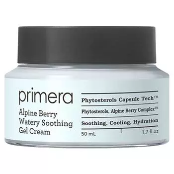Primera Alpine Berry Watery успокаивающий гель-крем 50 мл, 1 упаковка 1 PCS