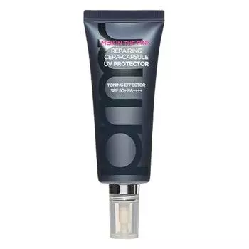 Primera Man in the Pink Repairing Cera Capsule UV Protector Toning Effector SPF 50+ PA++++
