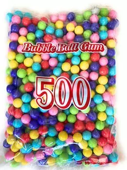 примерно 2 Bubble Gum 500 для жевательной резинки примерно 18 мм в 500 штуках [Содержит кг] (заправочная машина, диаметр),