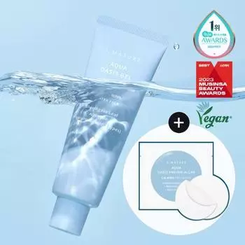 [Примирение №1/Moisture Cooling Soothing] S-Nature Aqua Oasis Увлажняющий гель-крем, 90 мл, специальный (+2 успокаивающие подушечки), Корейская косметика