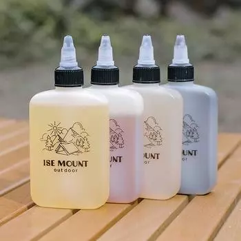 Принадлежности для кемпинга Герметичная бутылка Бутылка для приправы Бутылка для масла на открытом воздухе Контейнер для приправ белый