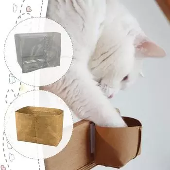 Принадлежности для кошек Кормушка для кошек Карман для закусок Наклеенная рамка для лазанья для кошек Игрушечная кормушка для кошек Товары для домашних животных