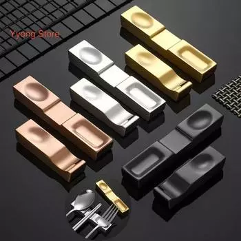 Принадлежности для столовой Подставка для палочек для еды Зеркально полированная вилка с пазом Дизайнерский держатель Легко чистящаяся подставка для столовых приборов Подставка для столовых приборов из нержавеющей стали Китайская подставка для обеденной л