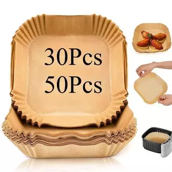 Принадлежности для выпечки Бумажный вкладыш для фритюрницы Кухонные принадлежности Большие кухонные принадлежности Антипригарный коврик для выпечки Одноразовый