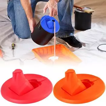 Принадлежности для заливки краски, для хранения краски, выдвижной носик, герметичный, с разборным носиком, крышка для банки с краской с вентиляционным отверстием Blue