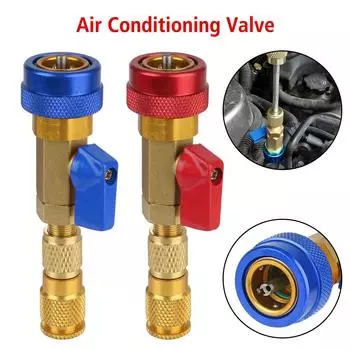 Принадлежности для заливки, предохранительный адаптер, инструмент высокого и низкого давления, инструмент для ремонта кондиционеров и фторированного охлаждения, клапан R340A, медь Low Pressure