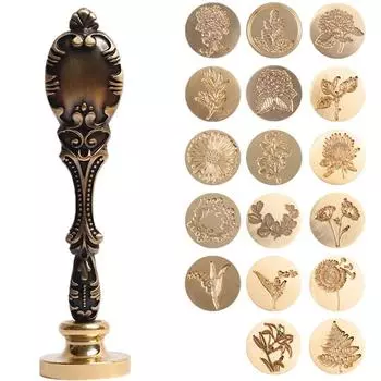 Принадлежности Канцтовары Приглашение на свадьбу Запечатывание Штампы Завод Сургуч Печать Штамп Штамп Головка 12