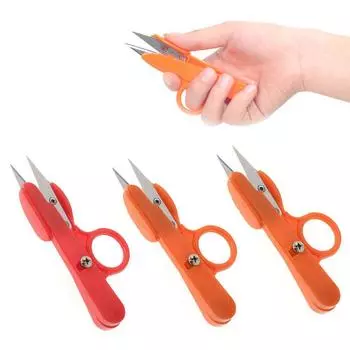 Принадлежности Машинка для обрезки ниток Кусачки Швейный инструмент Портновские ножницы Ножницы для пряжи разноцветный