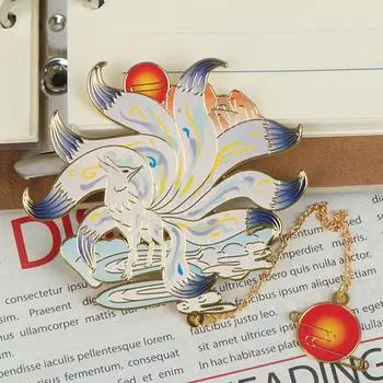 Принадлежности Подарок студенту Скрепка для книги в китайском стиле Латунная закладка Металлическая закладка для страниц F