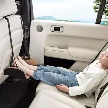 Принадлежности Подставка для ног Коврик для авто Подставка для ног Регулируемый гамак для ног Автомобиль коричневый