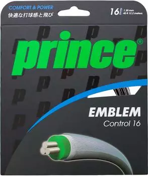 Prince Hard Tennis Gut Emblem Control 7JJ012 Черный (165) чёрный