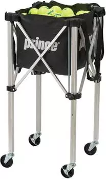 Prince Tennis Ball Basket with Lock Pin Casters PL064 Black (165) чёрный