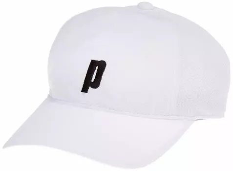 Prince Tennis Cool Cap PH518 White x Black Japan Free Size [Unisex] (202)