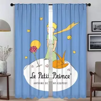 Princekins Anti-mosquito Curtains for Living Room Home Interior Curtains 2 Pieces Partition Window Curtain Halloween Decoration W50xH70cmx2pcs-CL