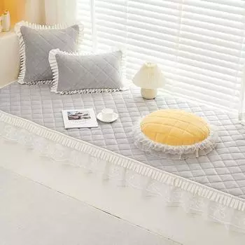 Princess Style Window Cushion Ledge Cushion Four Seasons Universal Bedroom Balcony Cushions Blanket Cushion 60*150cm