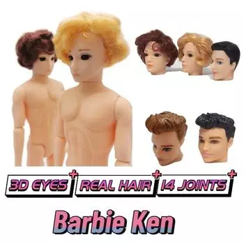 Принцесса BJD Кукла Барби Кен, 32 см, 11 суставов, кукла, игрушки для мальчиков и девочек 2 Real Eye