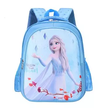 Принцесса Дисней Рождественская Входная Экскурсия [sunkids] Рюкзак, Пакет, Дети, Детский Рюкзак, Девочки, Путешествие, Детский Сад, Церемония, Школа, синий