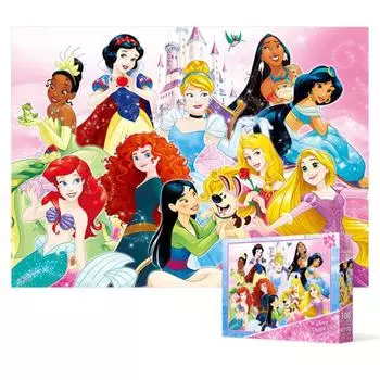 Принцесса Диснея - Замок (негабаритный) Пазл Disney Animation 100 деталей, популярный корейский пазл