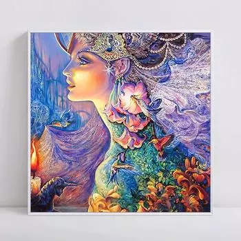 Принцесса Фэнтези Фея Новое поступление DIY Кристалл полная дрель квадратная 5D алмазная живопись 3d вышивка крестиком 20*20 cm