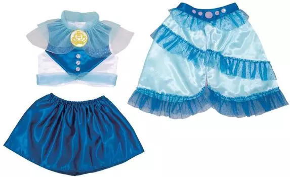 Принцесса PreCure Cure Русалочка Преображение Престижное 2-стороннее платье Детский костюм Девочки, вперед! 100см-110см