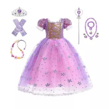 Принцесса Принцесса День Рождения Тиара [asayurii] Платье, Девочки, Косплей, Хэллоуин, Платье, Костюм, Детское Платье, Ведьма, Дети, Костюм, Рождество, Подарок,
