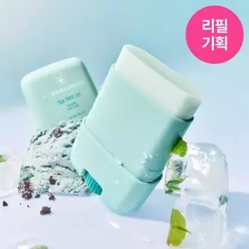 Принесите Green Tea Tree Cica Cooling Sun Stick, 20 г, запасной план (Баскин Коллаборация), корейский солнцезащитный крем