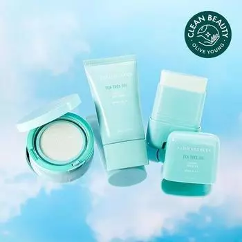 Принесите зеленое чайное дерево Cica Sun 3 вида (солнцезащитный крем/солнцезащитная палочка/солнцезащитная подушка) Tea tree cica cooling sun stick