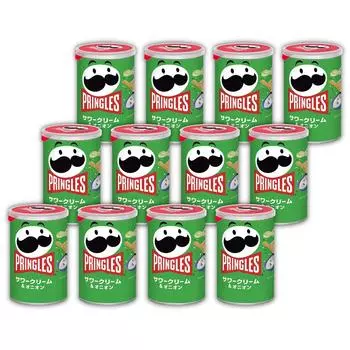 Pringles Cream 53 г x 12 коробок Kellogg s Sour & Onion