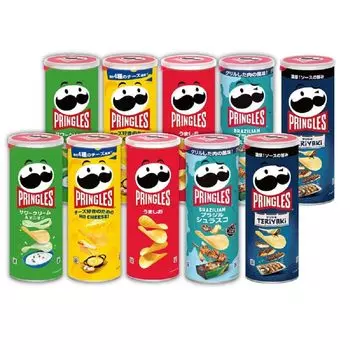Pringles M банки 5 видов ассорти набор бутылок сметаны 2 бутылки 2 бутылки 2 бутылки 2 бутылки бразильского происхождения содержимое может меняться в зависимости зелёный