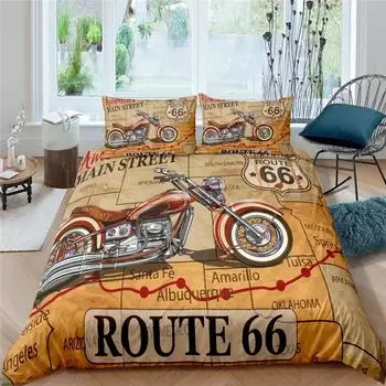 Print 2/3Pcs Soft Duvet Cover PillowCase Queen and King Size Kids Bedding Set EU/US/AU Size Eu Single135x200cm