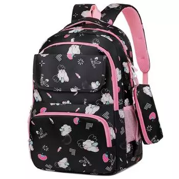 Print Animal Cartoon Children Backpack Durable Breathable Student Schoolbag