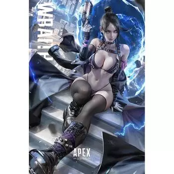 Принт игры Marin на день рождения, обнаженная сексуальная девушка, художественный холст, постер для гостиной, домашний декор, повесить настенную картину 21cm30cm NoFrame