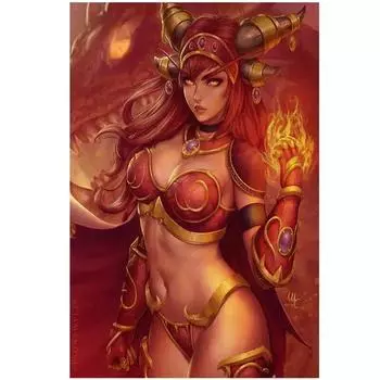 Принт игры Overwatch dva Ahli обнаженная сексуальная девушка художественный холст постер гостиная спальня висит картина 21cm30cm NoFrame