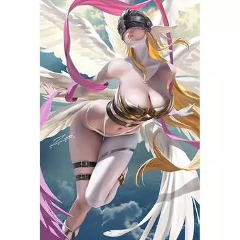 Принт Эши Грэм обнаженная 3D сексуальная аниме девушка художественные постеры HD настенная живопись на холсте гостиная спальня домашний декор картина 21cm30cm NoFrame