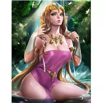 Принт японский ниндзя Хината Сакура обнаженная сексуальная девушка художественные постеры HD настенная живопись на холсте для гостиной домашний декор картина 21cm30cm NoFrame