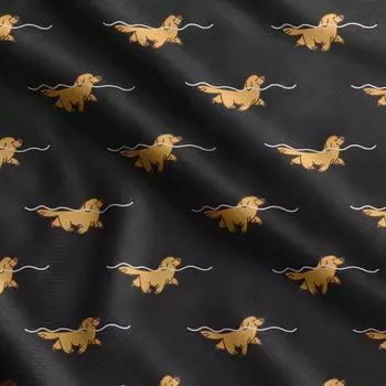 Принт собаки Soimoi, хлопковый батист, ткань для квилтинга, продаваемая во дворе, ширина 42 дюйма, хлопчатобумажная ткань средней плотности, швейные принадлежности, бежевый и 42 Inch Wide - Cotton Cambric коричневый