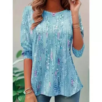 Printed Long Sleeve T-Shirt S