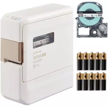 Принтер этикеток King Jim Tepra PRO Tape Cartridge SS12K Dry Battery Set 3 Piece KING JIM SR-R2500P & &