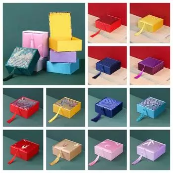 Printing Chinese Style Jewelry Display Box Chinese Style Jewelry Packaging Box Earring Style3