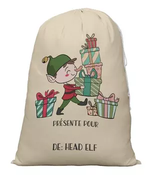 Printtoo 2 Pcs Large Santa Sacks With Drawstring Canvas Xmas Gifts Bags For Kids Christmas 27x20 Inch 27 x 20 Inches бежевый