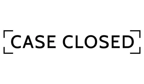 Printtoo Case Closed Self Inking Rubber Stamp Pre-Inked Office Stamp — Home Office Business Канцелярские товары, черный — 42 x 9 чёрный